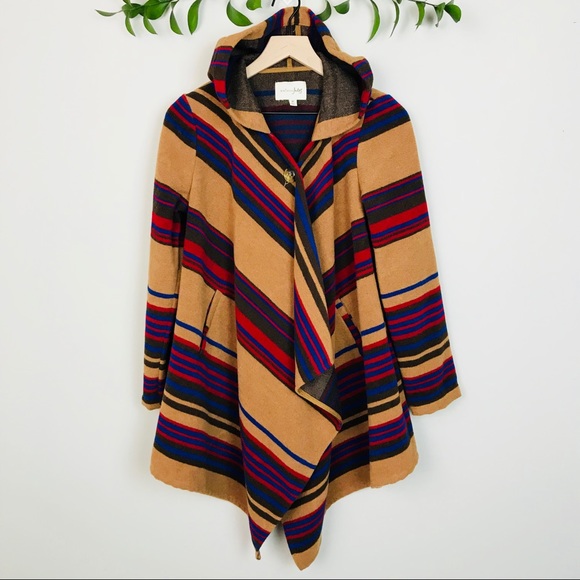 Maison Jules Jackets & Blazers - Maison Jules Stripped Cape Jacket